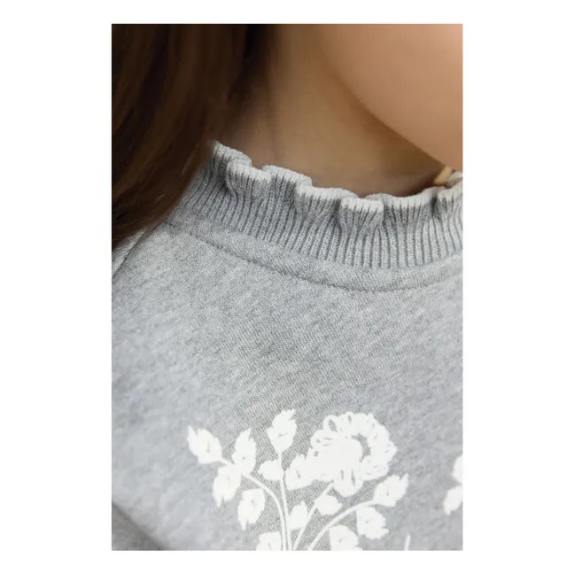 Sweat Brodé | Gris