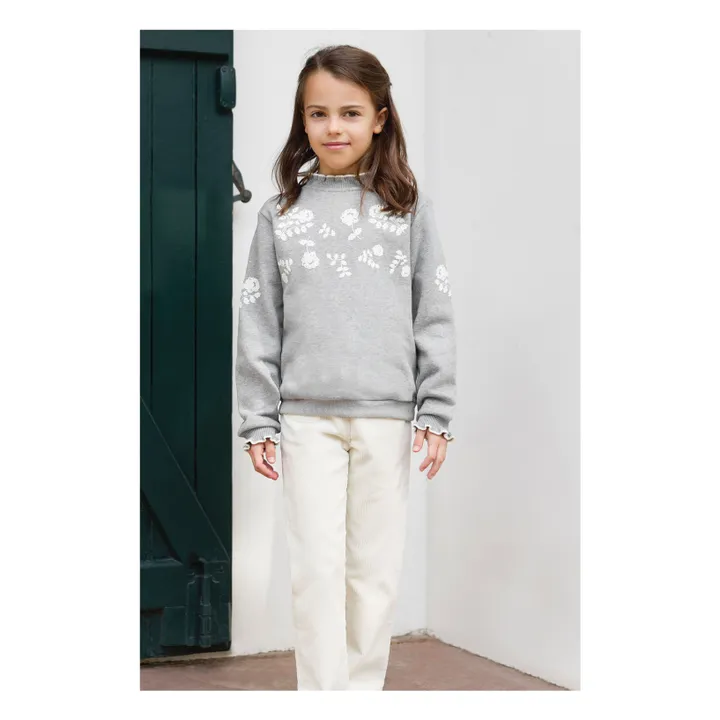 Sweat Brodé | Gris- Image produit n°4