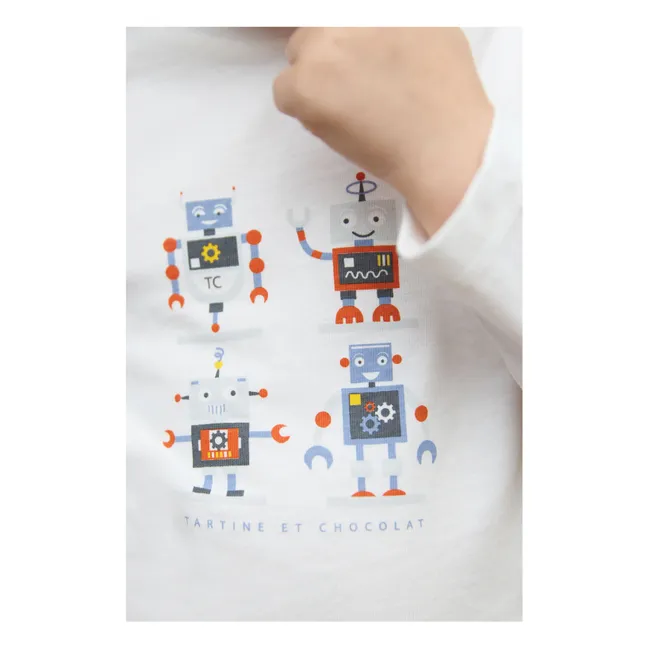 Magliette dei robot | Bianco