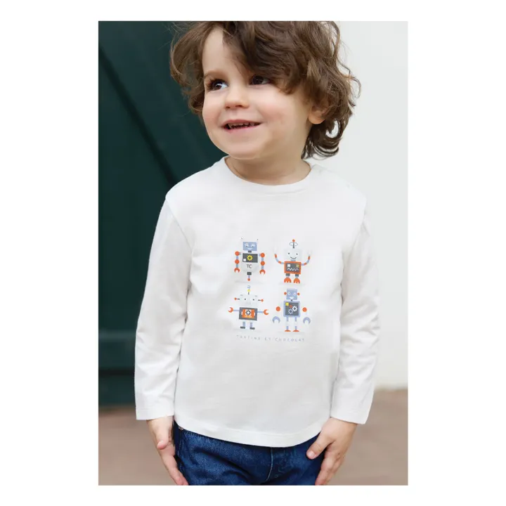 Camisetas Robots | Blanco- Imagen del producto n°3