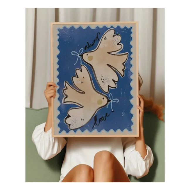 Big poster Always Love | Blue