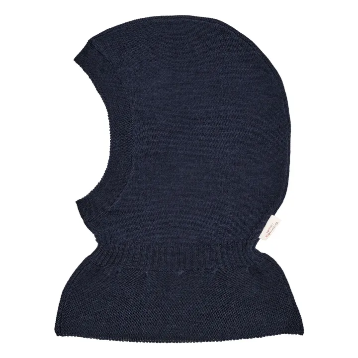 Cagoule Laine Mérinos | Bleu marine- Image produit n°0