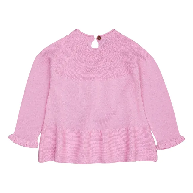 Blouse Laine Mérinos | Rose