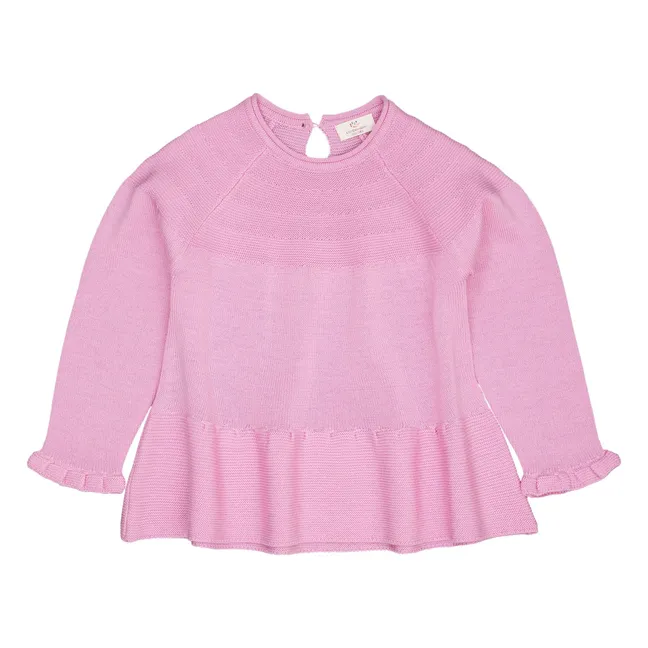 Camicetta in lana merino | Rosa