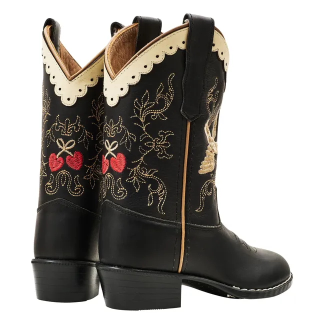 Bottes Cowboy Dove Copenhagen Colors X Bootstock | Noir