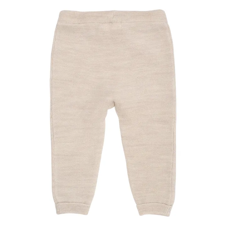 Legging Laine Mérinos Mini | Beige chiné- Image produit n°1