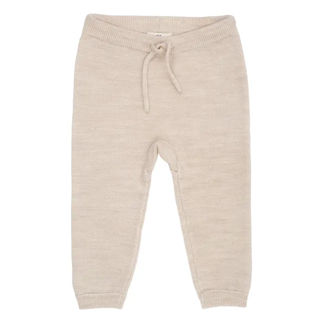 Merino Wool Legging Mini | Heather beige