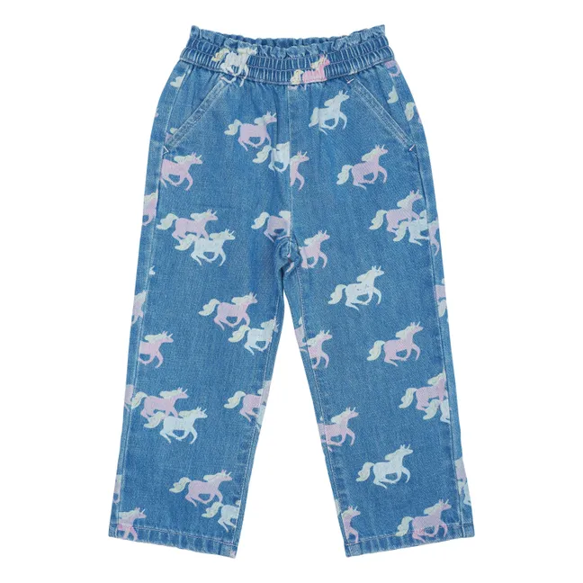 Pantalón unicornio de algodón orgánico | Vaquero
