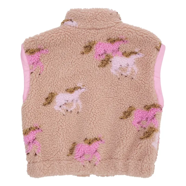 Giacca Teddy Unicorne | Rosa