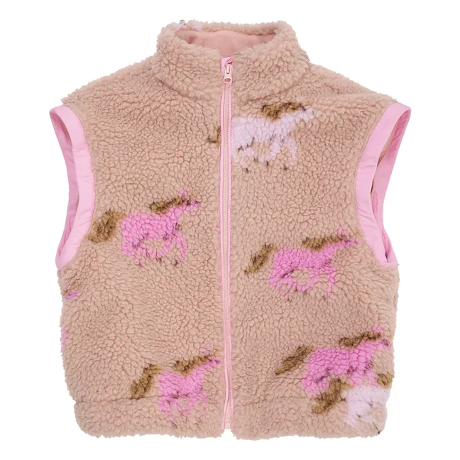 Giacca Teddy Unicorne | Rosa