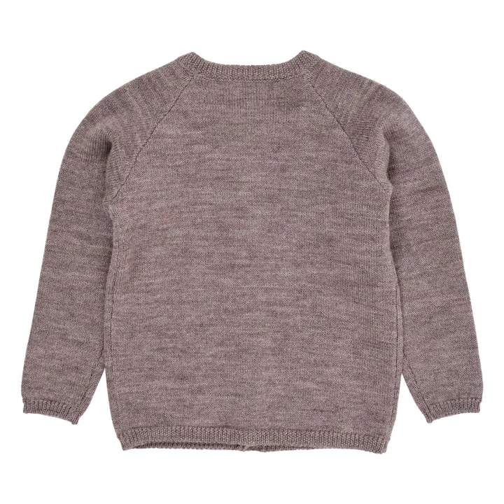 Cárdigan de lana merina | Beige- Imagen del producto n°1