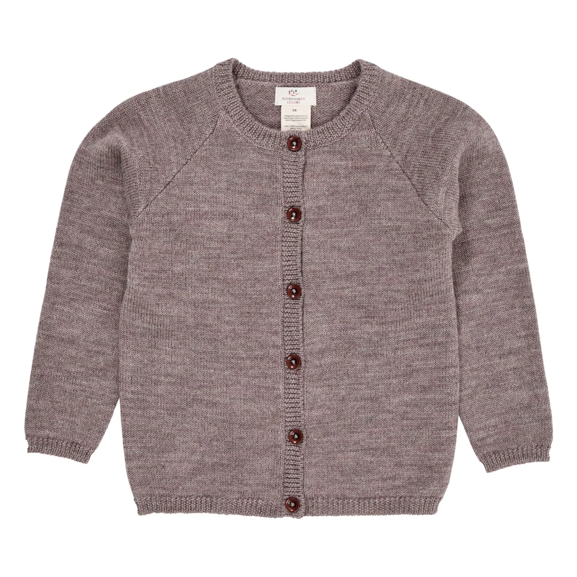 Copenhagen Colors Beige Merino Wool Cardigan