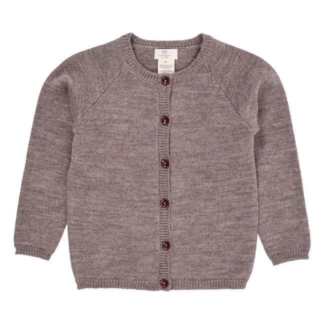 Merino Wool Cardigan | Beige