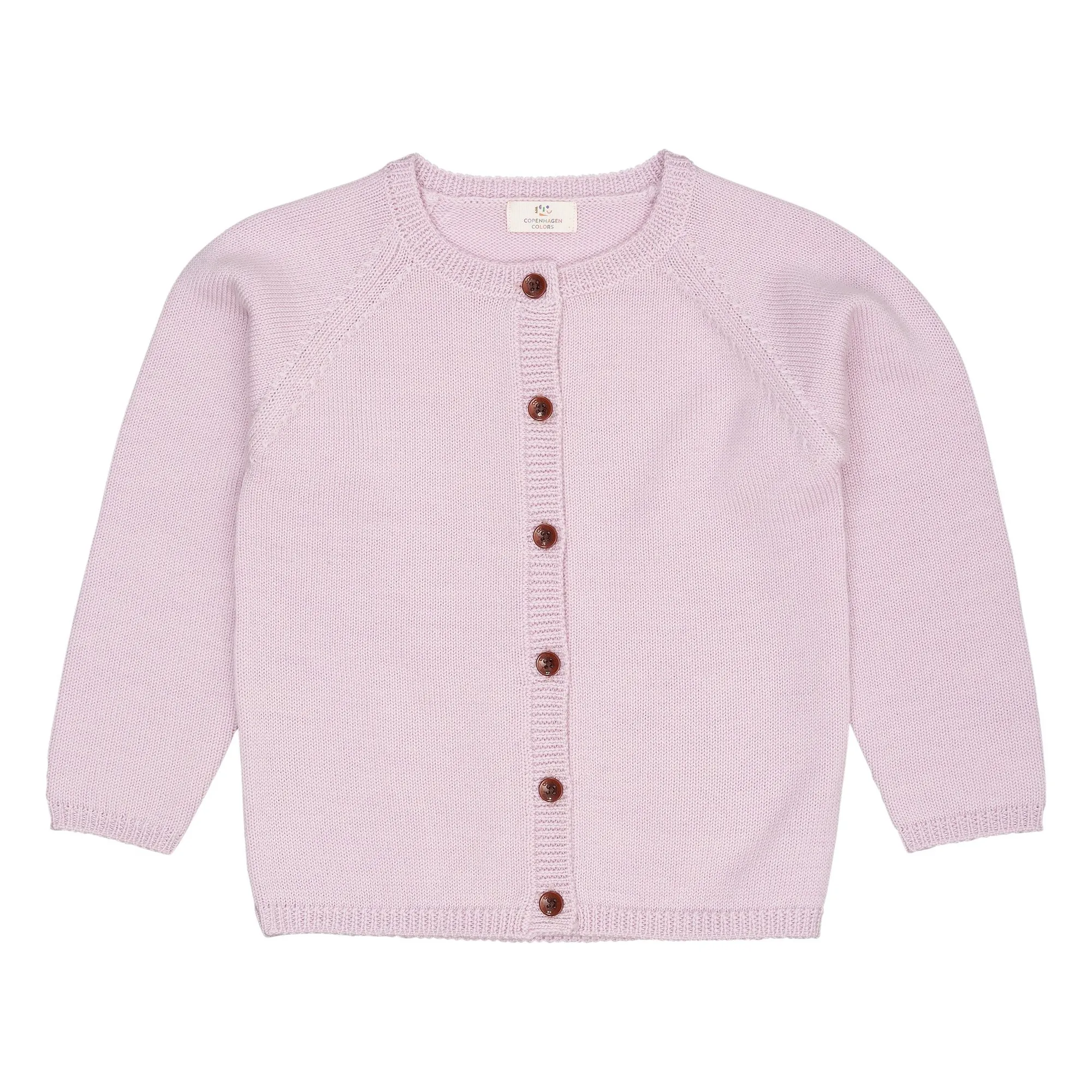 Copenhagen Colors Lilac Merino Wool Cardigan