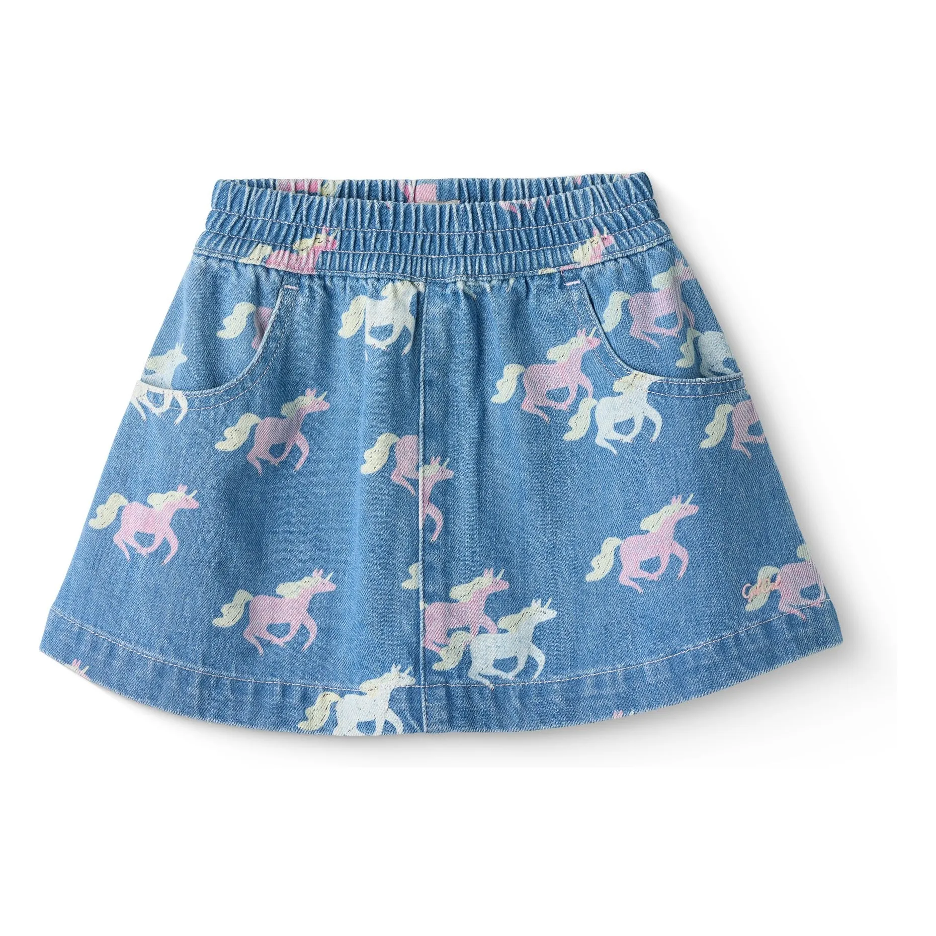 Copenhagen Colors Denim Unicorn Skirt Organic Cotton
