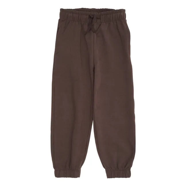 Joggers de algodón ecológico | Marrón