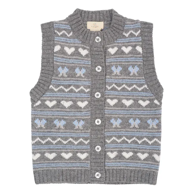 Cardigan in cachemire | Grigio