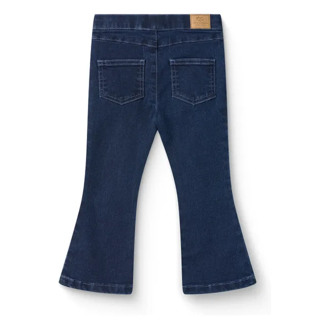 Organic Cotton Flare Jeans | Indigo