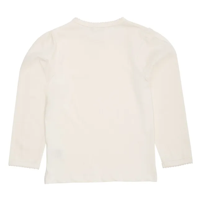 T-shirt Nœud Coton Bio | Crème