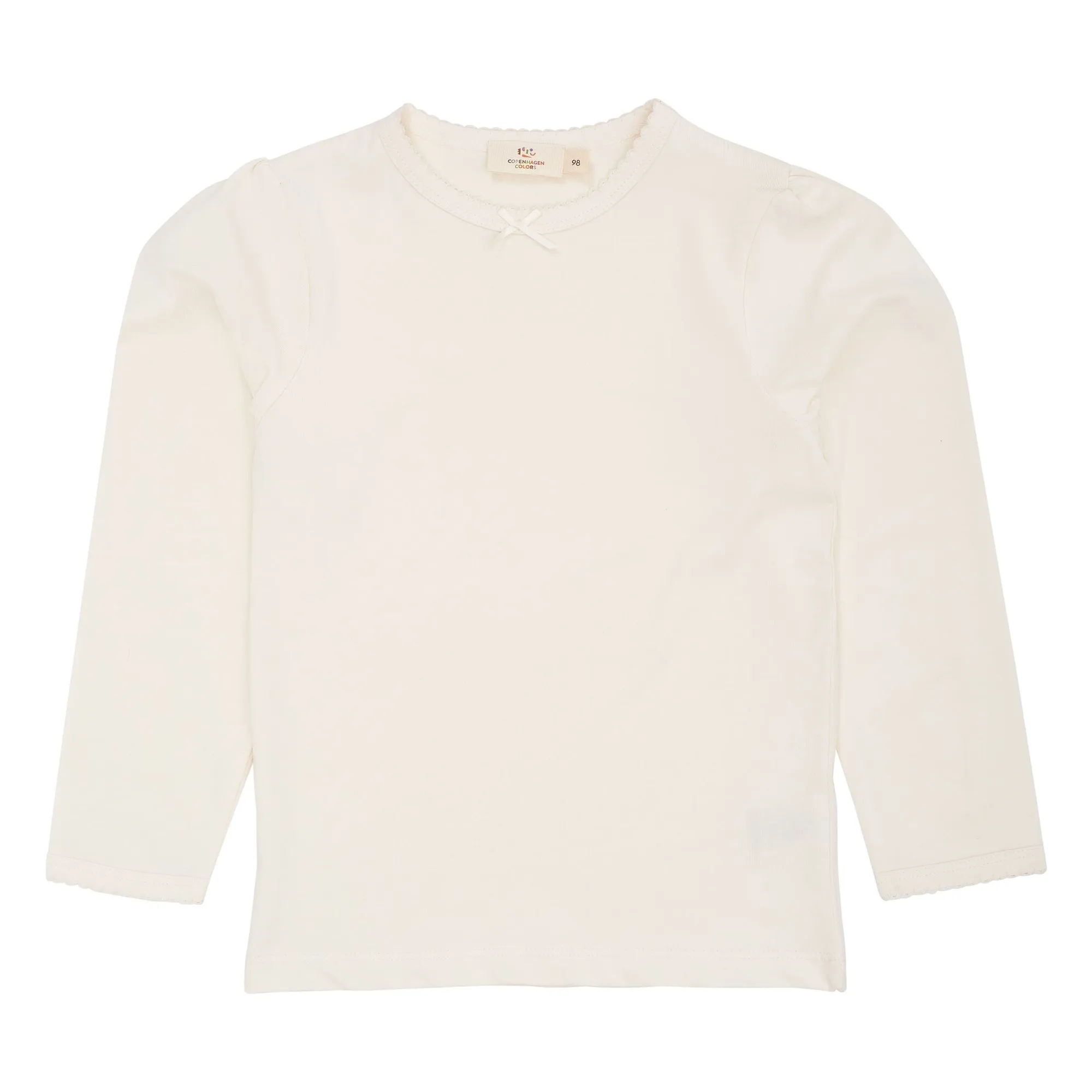 Copenhagen Colors Cream Organic Cotton Knot T-Shirt