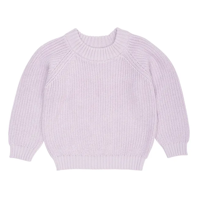 Pull Coton Bio | 	Lilas