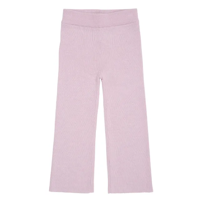 Pantalon Laine Mérinos | 	Lilas