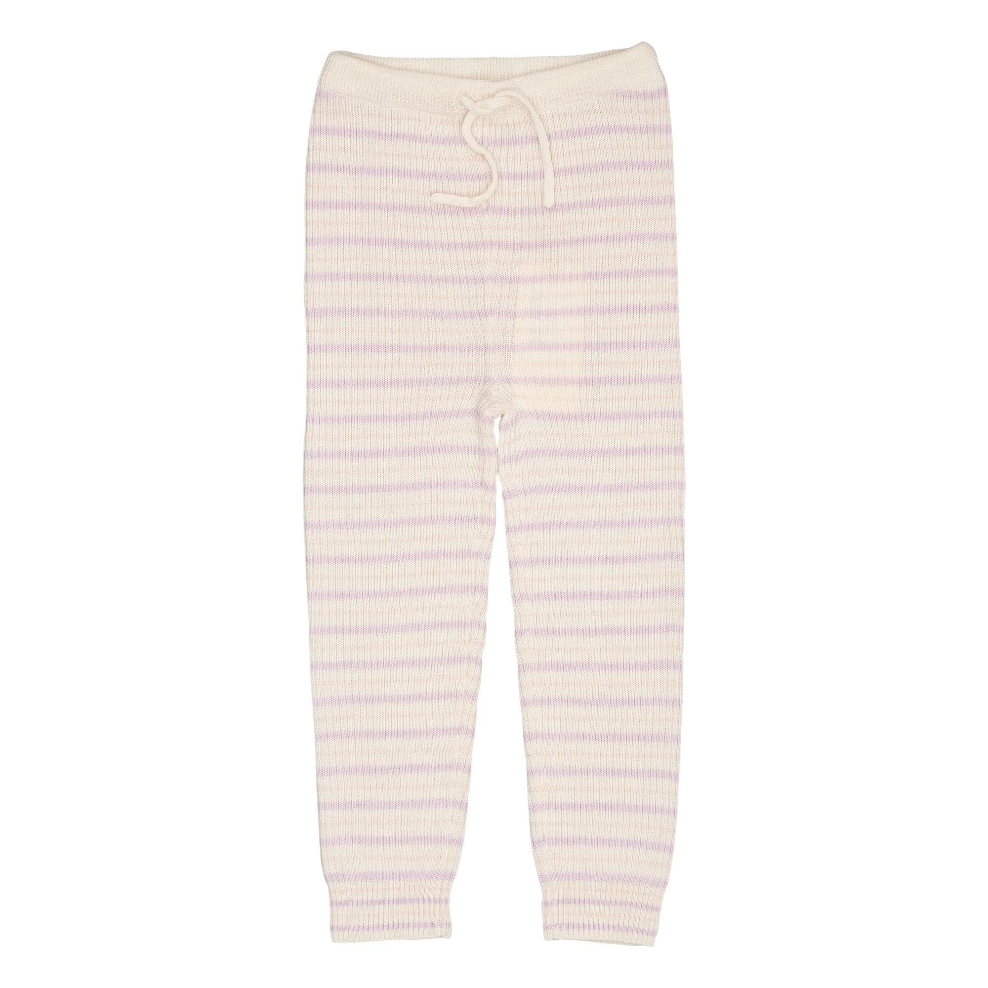 Copenhagen Colors Lilac Merino Wool Stripe Legging