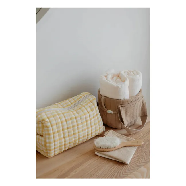 Aufbewahrungskorb aus Bio-Baumwolle | Kaffee