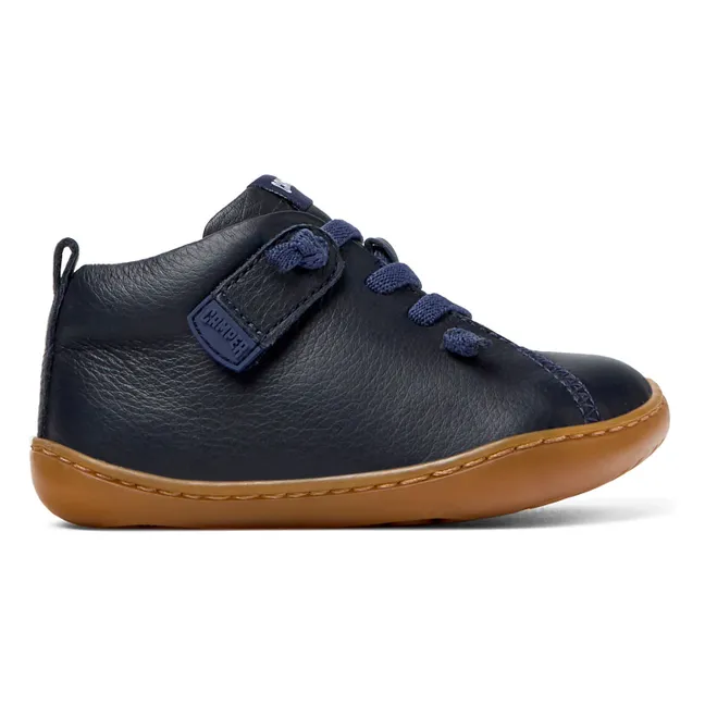 Schnürschuhe mit Gummizug Wenig | Navy