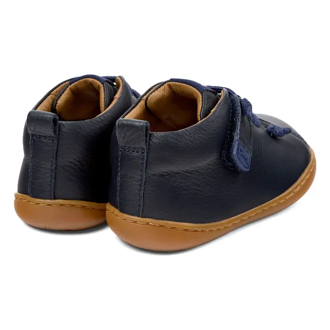 Schnürschuhe mit Gummizug Wenig | Navy