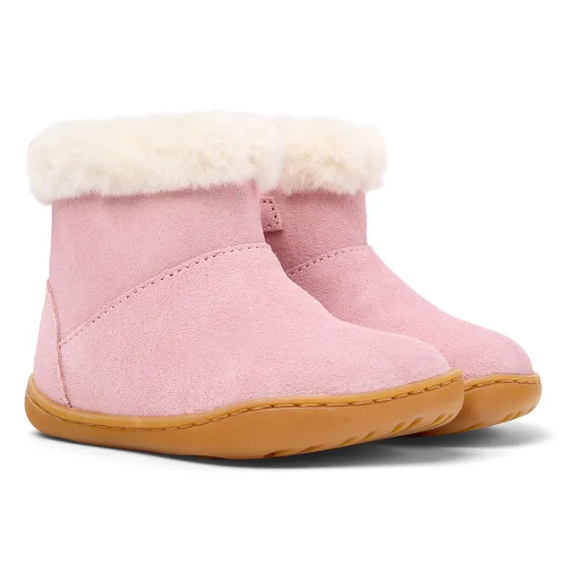 Vereinigte gefütterte Stiefeletten Peu | Rosa