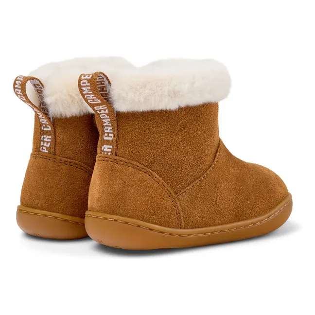 Vereinigte gefütterte Stiefeletten Peu | Braun