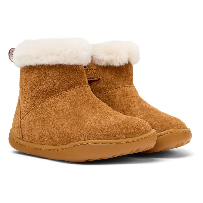 Vereinigte gefütterte Stiefeletten Peu | Braun