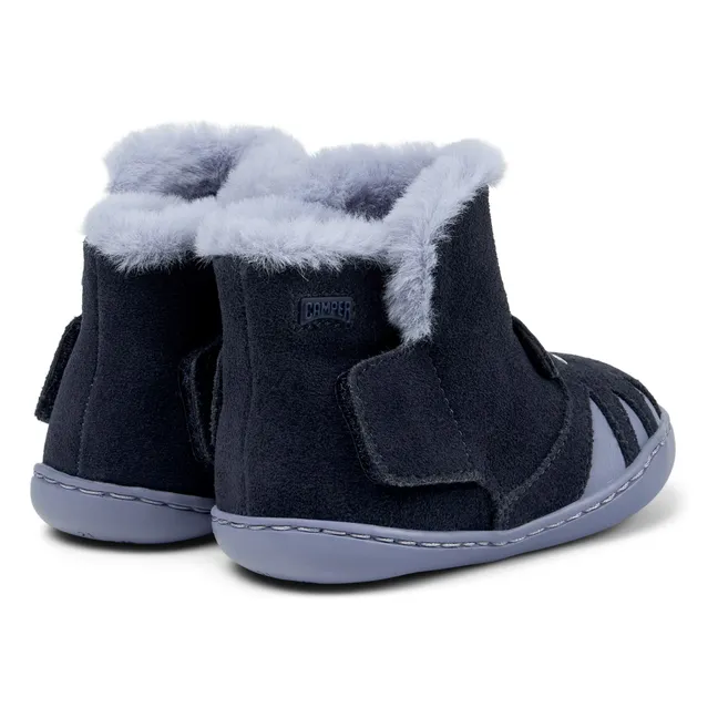 Bottines Fourrées Peu | Bleu