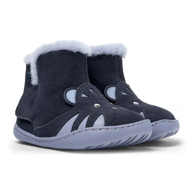 Gefüllte Stiefeletten Peu | Blau