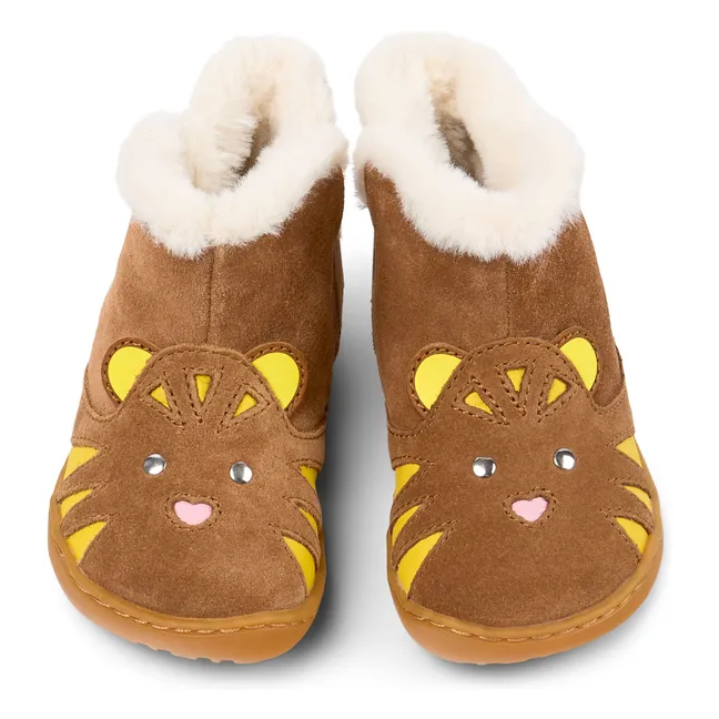 Bottines Fourrées Peu | Marron