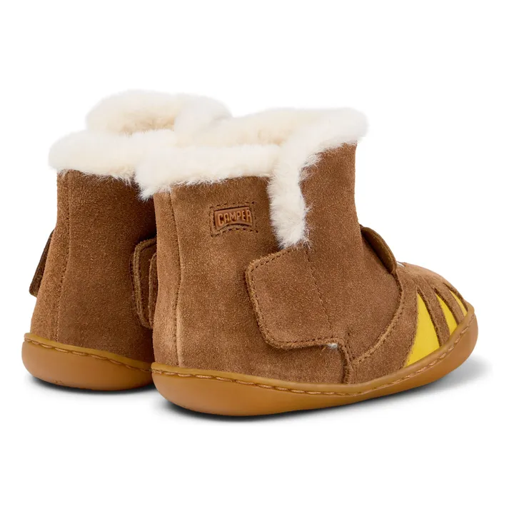 Bottines Fourrées Peu | Marron- Image produit n°2
