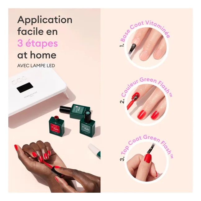 Base coat vitaminée Green Flash - 15 ml