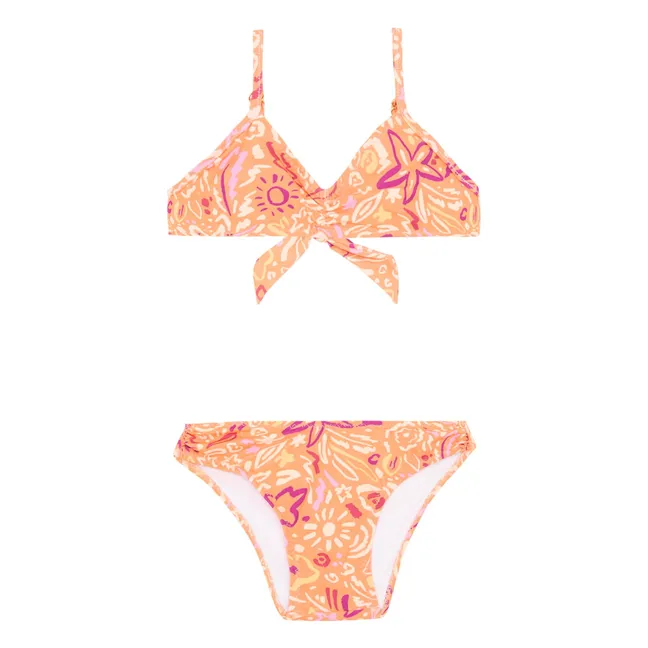 2-Piece Printed Swimsuit | Apricot