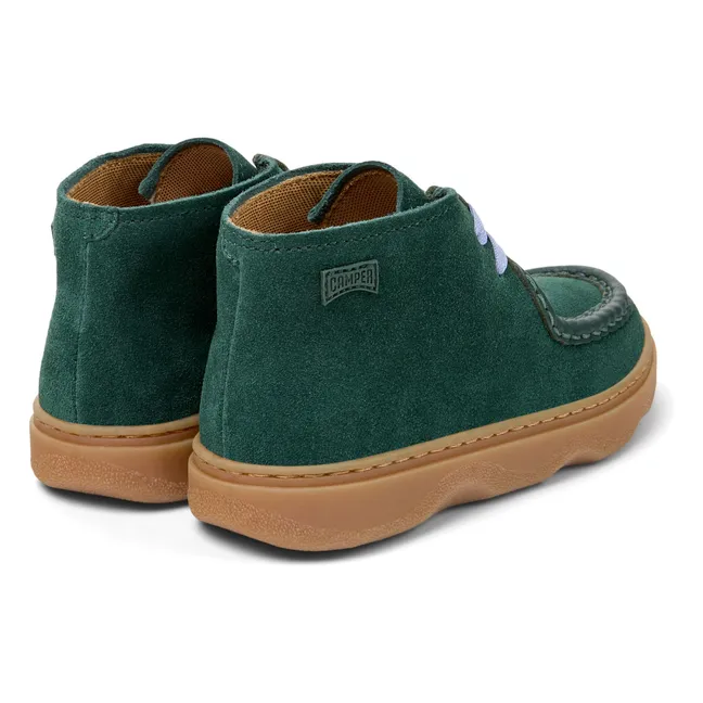 Bottines Lacets Kiddo | Vert