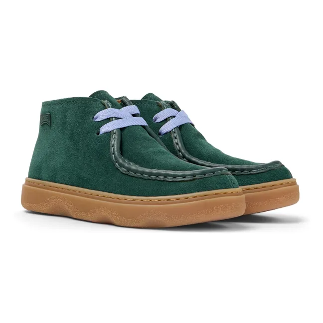Bottines Lacets Kiddo | Vert