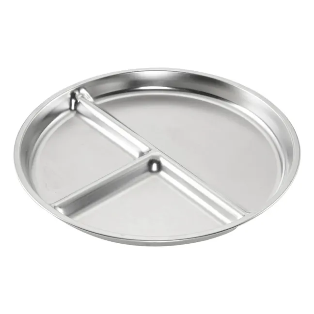 Assiette à compartiment en acier | Steel