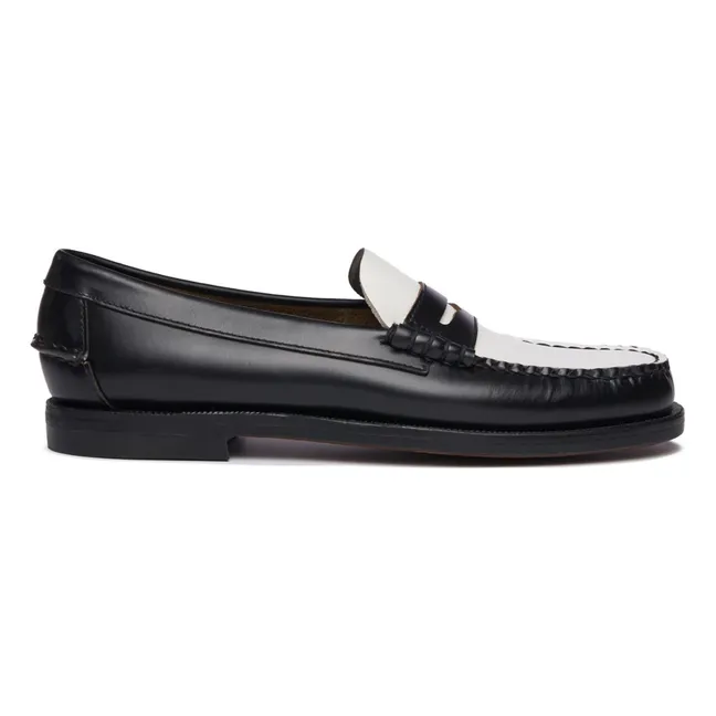 Mocasines Bicolore Classic Dan | Noir/Blanc