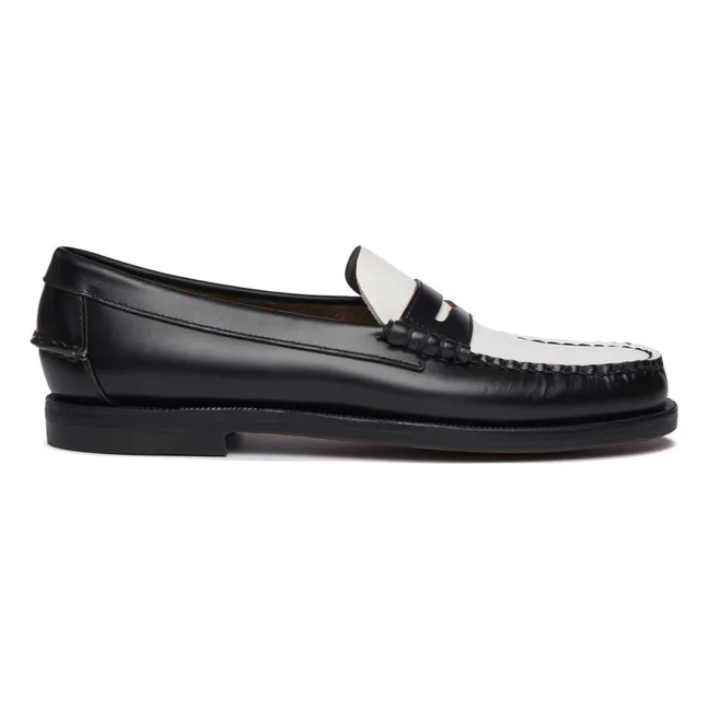 Mocassins Bicolore Classic Dan | Noir/Blanc