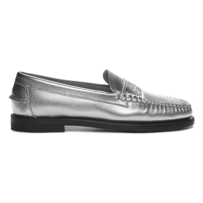 Dan Metallic Loafers | Silver