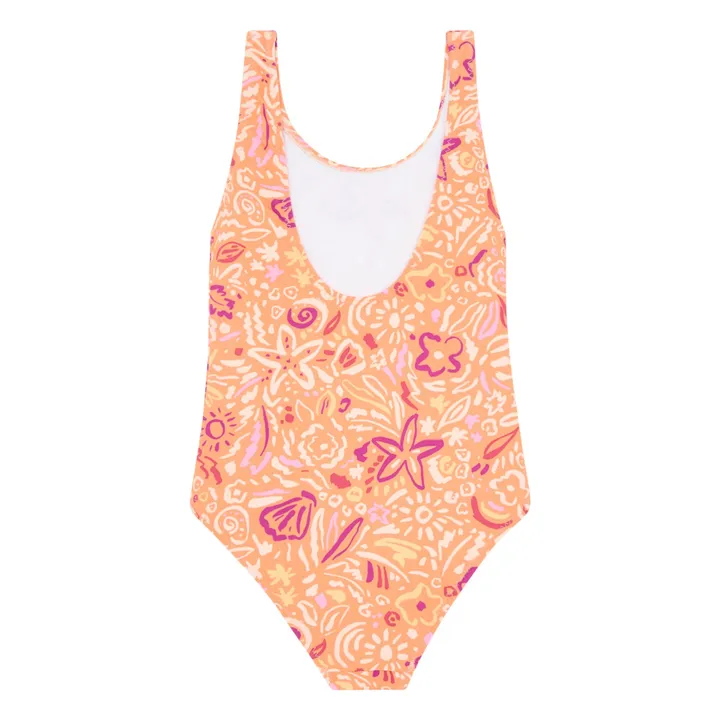 Maillot De Bain 1 pièce imprimé | Abricot- Image produit n°2