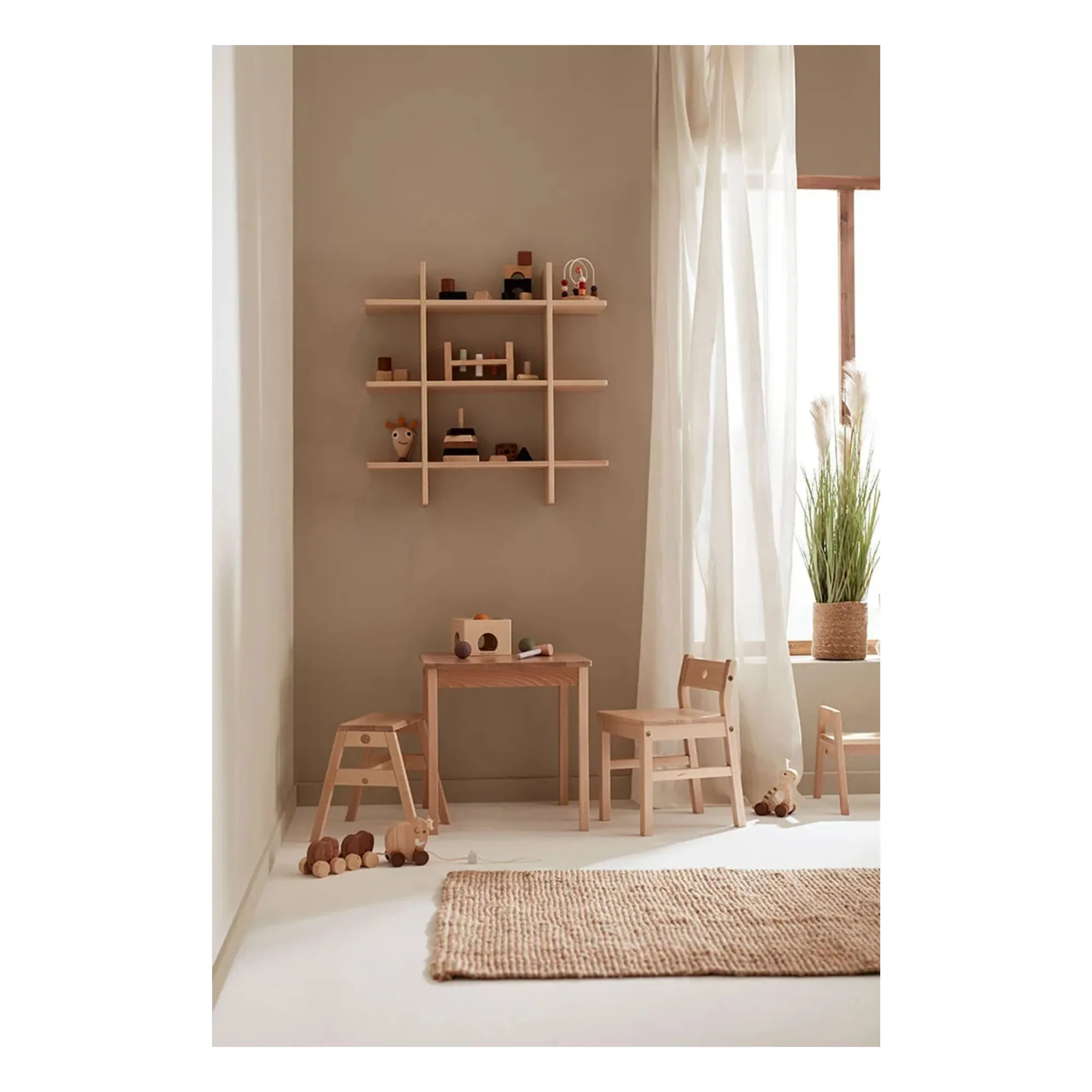 Étagère murale Saga | Bois clair- Image produit n°1