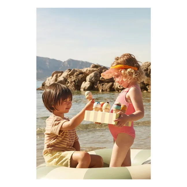 Porta gelati in legno