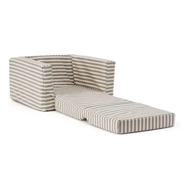 Fireside chair, striped | Sand