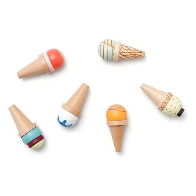 Porta gelati in legno